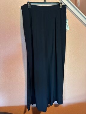 Ellen Figg Black Wide-Leg Palazzo Pants